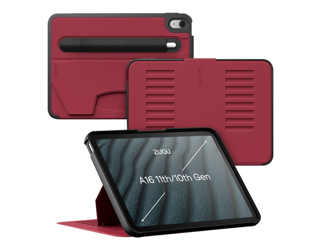★新品未使用★Zugu Case iPad Air 13インチ チェリーレッド iPad 10th Gen (2022) & 11th Gen (2025) Case | ZUGU