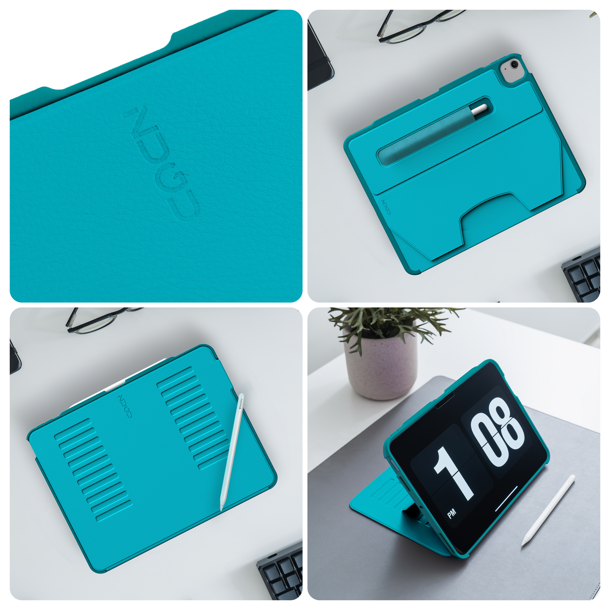 iPad Air 13 Case (M2/M3/M4) 2024/2025/2026 - Aqua
