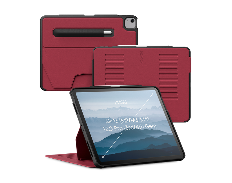 ★新品未使用★Zugu Case iPad Air 13インチ チェリーレッド Zugu_iPad13Air_ThumbnailScarle