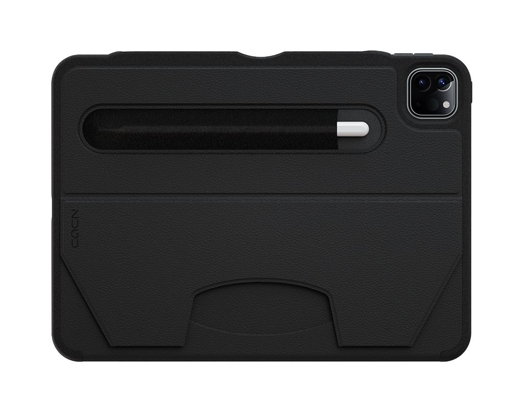 iPad Pro 12.9 Case (5th Gen) 2021 - back view - Black